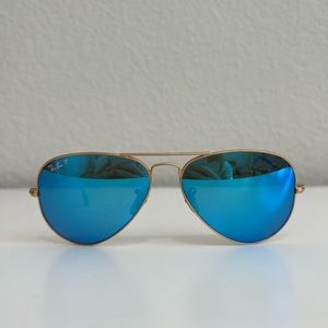 Ray-Ban Blue Lens Aviators